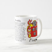 Conklin Family Coat of Arms Mok (Voorkant rechts)