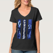 Conlan and Creed triptych blue T-shirt (Voorkant)