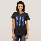 Conlan en Creed triptiek blauw T-shirt (Voorkant volledig)