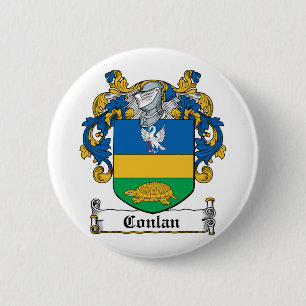 Conlan Family Crest Ronde Button 5,7 Cm