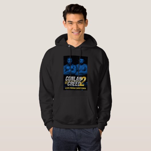 Conlan vs Creed 2 poster blue Hoodie (Voorkant volledig)