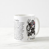 Conley Family Coat of Arms mok (Voorkant rechts)