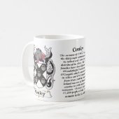 Conley Family Coat of Arms mok (Voorkant links)