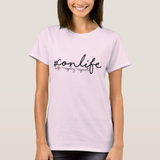 #Conlife script T-shirt