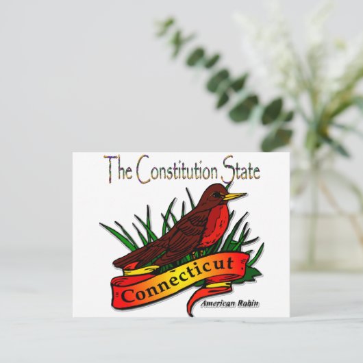 Conn Robin The Constitution State Briefkaart (Staand voorkant)