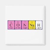 Connah periodieke lijstnaam magnet (Voorkant)