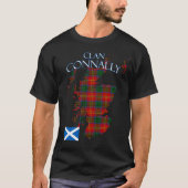 Connally Scottish Clan Tartan Schotland T-shirt (Voorkant)