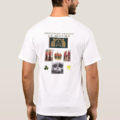 CONNAUGHT RANGERS VERSCHAFT EIGEN T-SHIRT (Achterkant)