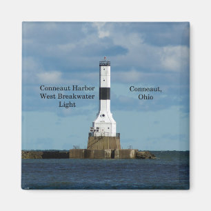 Conneaut Harbor West Breakwater Light magnet