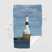 Conneaut Harbour West Breakwater golfhanddoek (Insitu)