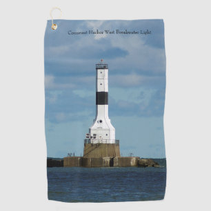 Conneaut Harbour West Breakwater golfhanddoek