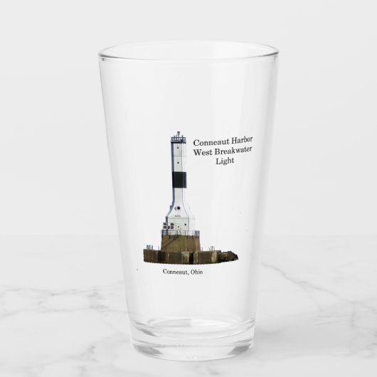 Conneaut Harbour West Breakwater Light glass Glas (Voorkant)