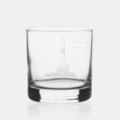 Conneaut Harbour West Breakwater Light glass Whisky Glas (Achterkant)