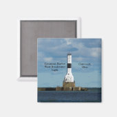 Conneaut Harbour West Breakwater Light magnet (Voorkant / Achterkant)
