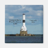 Conneaut Harbour West Breakwater Light magnet (Voorkant)