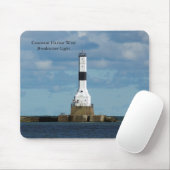 Conneaut Harbour West Breakwater Light mousepad Muismat (Met muis)