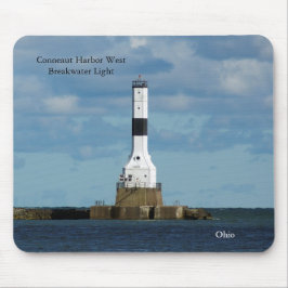Conneaut Harbour West Breakwater Light mousepad Muismat
