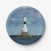 Conneaut Harbour West Breakwater Light paper bord (Voorkant)