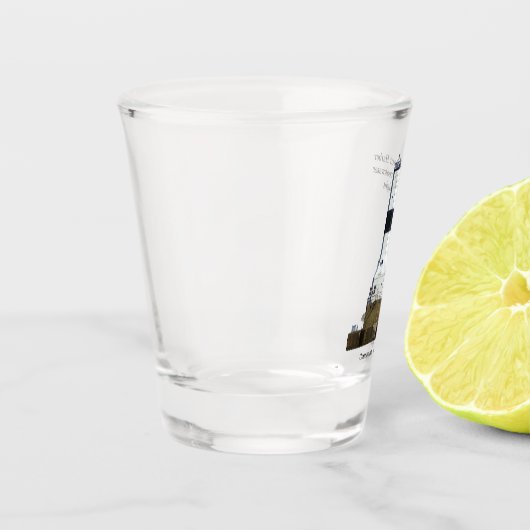Conneaut Harbour West Breakwater Light shot glass Shot Glas (Links)