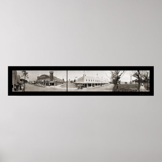 Conneaut Lake Park PA Photo 1909 Poster (Voorkant)