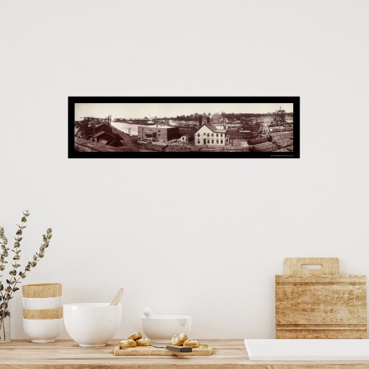 Conneaut, OH Foto 1901 Poster (Keuken)