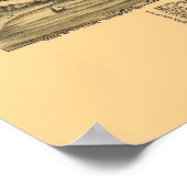 Conneaut, OH Panoramic Map - 1896 Poster (Hoek)