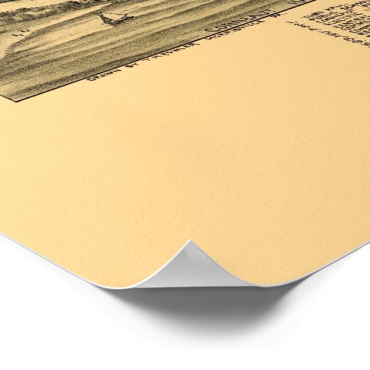 Conneaut, OH Panoramic Map - 1896 Poster (Hoek)