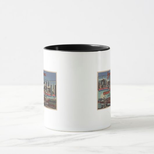 Conneaut, Ohio - Grote letterscènes Mok (Midden)