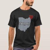 Conneaut Ohio OH City State USA Cute Souvenir T-shirt (Voorkant)