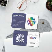 Connect Future Dusk QR Code Logo Social Media Visitekaartje