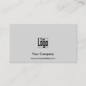 Connect Professioneel Bedrijf Ambassador Gray Visitekaartje (Voorkant)