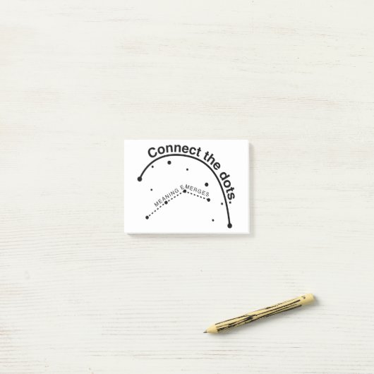 Connect_the_dots Post-it® Notes (Op bureau)
