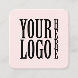 Connect with us Social Media QR Code Pink Square Vierkante Visitekaartje