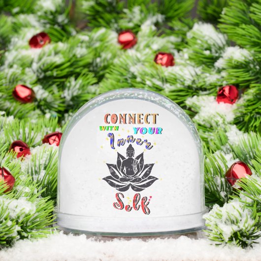 Connect With Your Inner Self Sneeuwbol (Kerstmis)