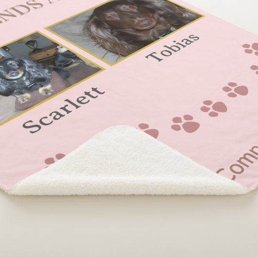 Connected by Pawprints Tribute Sherpa Deken (3/4)