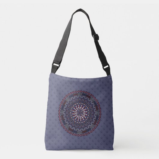 Connected Independence Day All-Over-Print Bag Crossbody Tas (Voorkant)