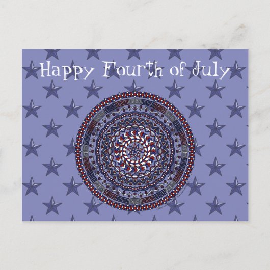 Connected Independence Day-Briefkaart Briefkaart (Voorkant)