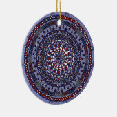 Connected Independence Day-Ornament Keramisch Ornament (Rechts)