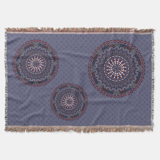 Connected Independence Day Throw Blanket Deken (Voorkant)
