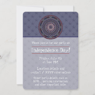 Connected Independence Day Uitnodiging voor feestj
