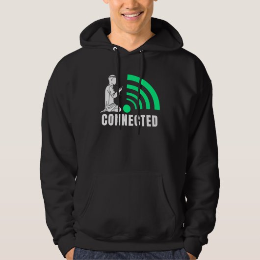 Connected Islamic Muslim Ramadan Kareem First Sala Hoodie (Voorkant)