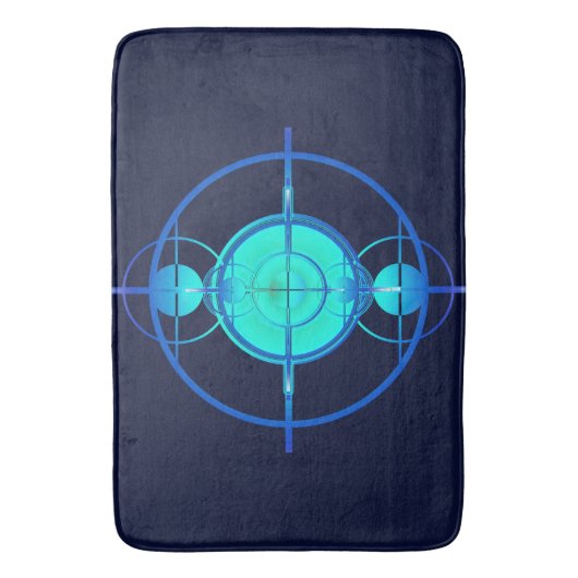 Connected Minds (Night Version) Badmat (Voorkant Verticaal)