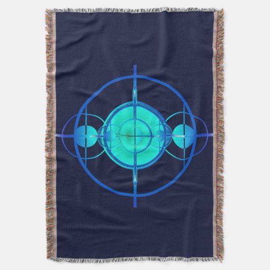 Connected Minds (Night Version) Deken (Voorkant Verticaal)