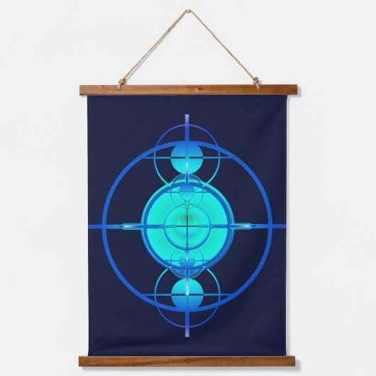 Connected Minds (Night Version) Hangend Wandkleed (Voorkant)