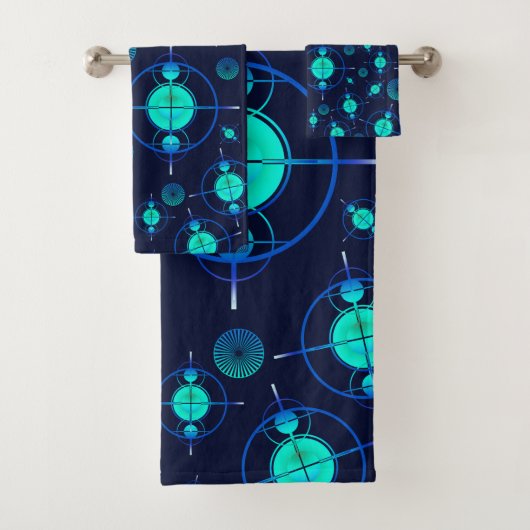 Connected Minds Pattern 2 Bad Handdoek (Insitu)