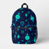 Connected Minds Pattern 2 Bedrukte Rugzak (Voorkant)