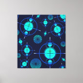 Connected Minds Pattern 2 Canvas Afdruk (Voorkant)