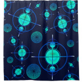 Connected Minds Pattern 2 Douchegordijn (Voorkant)