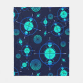 Connected Minds Pattern 2 Fleece Deken (Voorkant)