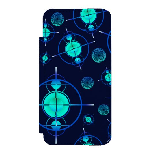 Connected Minds Pattern 2 Incipio iPhone Portemonnee Hoesje (Voorkant Agenda)